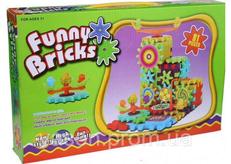 

Детский развивающий конструктор Funny Bricks на 81 деталь