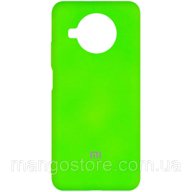 

Чехол Silicone Cover My Color Full Protective (A) для Xiaomi Mi 10T Lite / Redmi Note 9 Pro 5G, Салатовый / neon green