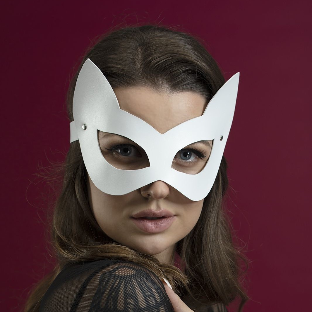 

Маска кошки Feral Fillings Kitten Mask натуральная кожа Белый (SO3411)
