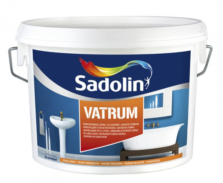 

Краска для стен и потолка Sadolin BINDO Vatrum 40 ( Садолин Биндо 40) 5л, Белый