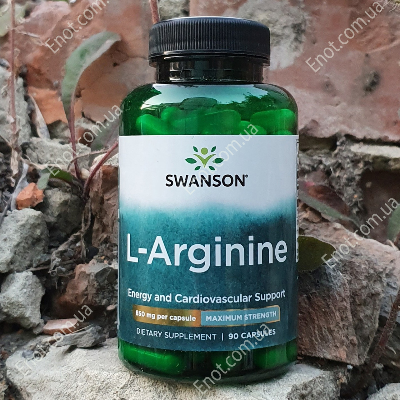 

Аминокислота Swanson L-Arginine Maximum Strength Л-Аргинин 850 мг 90 капсул