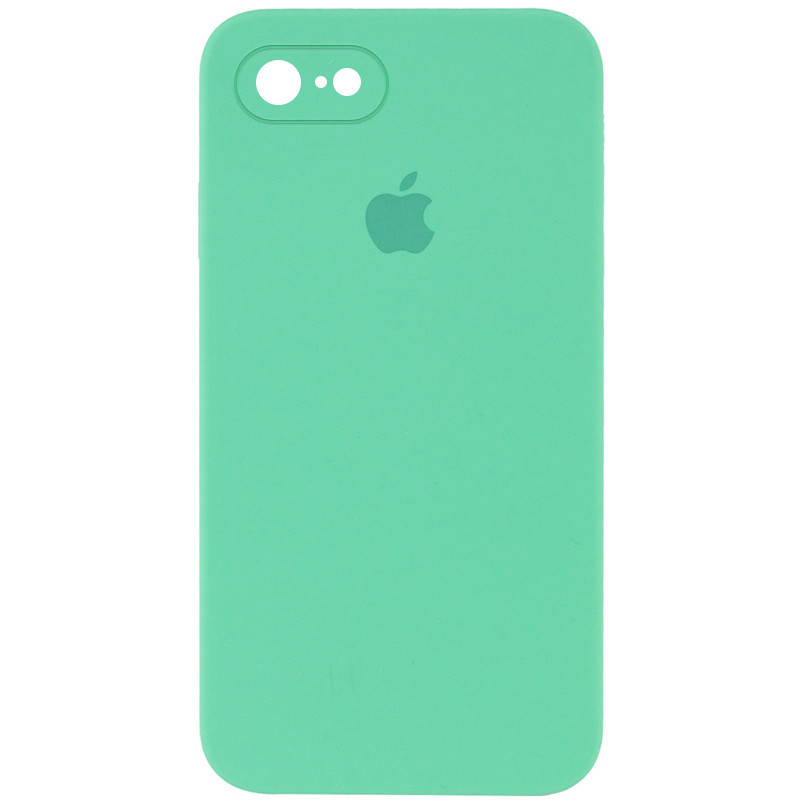 

Чехол Silicone Case Square Full Camera Protective (AA) для Apple iPhone 6/6s (4.7"), Зеленый / spearmint