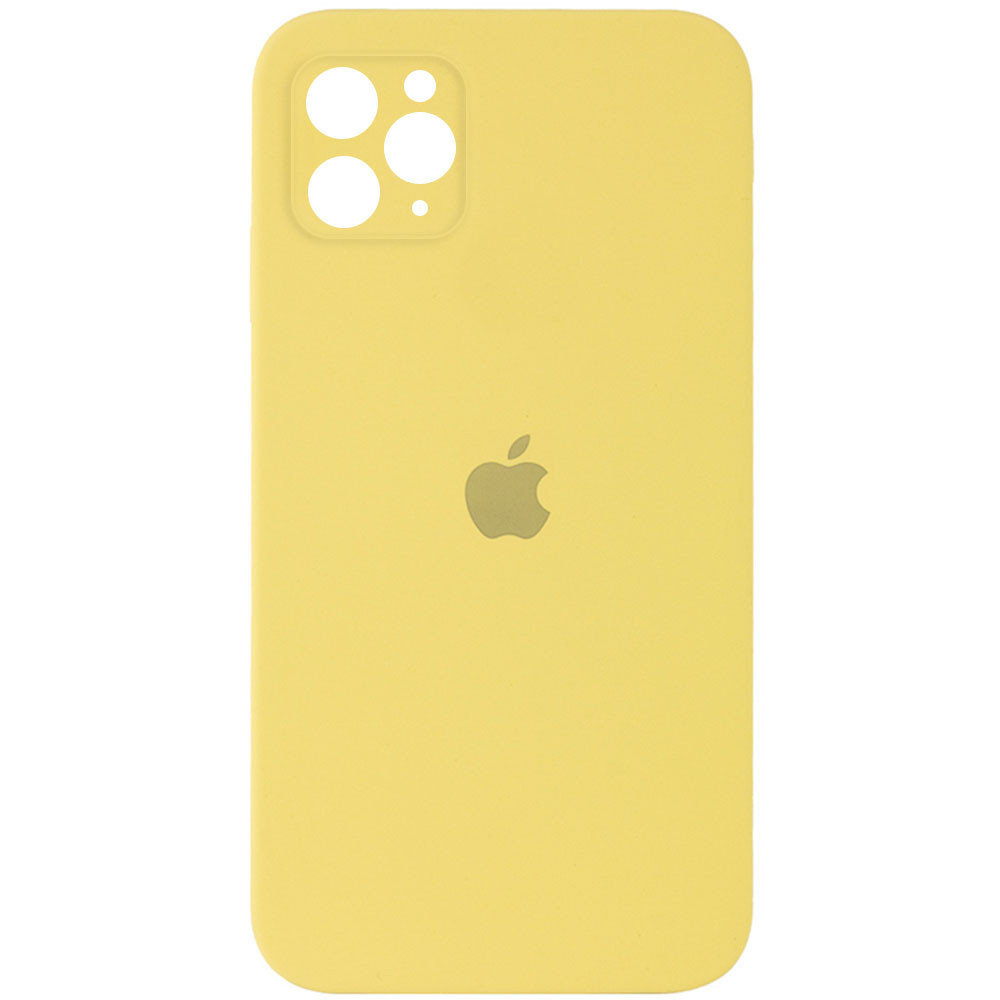 

Чехол Silicone Case Square Full Camera Protective (AA) для Apple iPhone 11 Pro (5.8"), Желтый / canary yellow