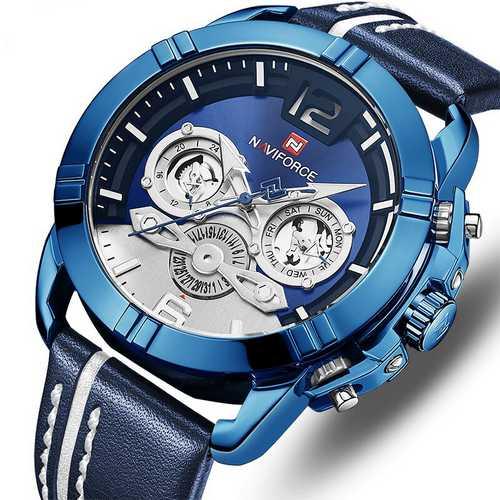 

Naviforce NF9168 Blue-White