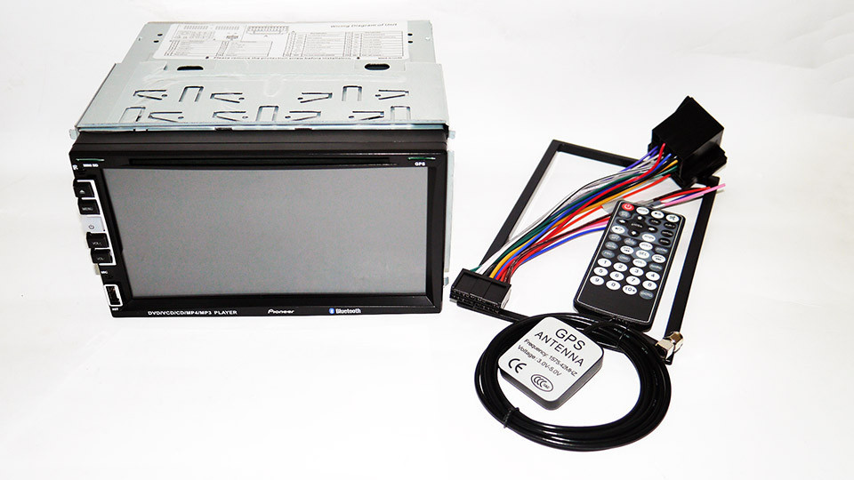 

Автомагнитола 2din Pioneer PI 803 GPS 7”+ цветная камера и TVантенна