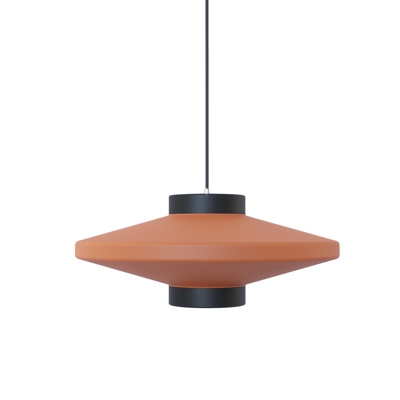 

Керамический подвесной светильник Praforma 160 terracotta&black