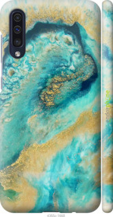 

Чехол на Samsung Galaxy A50 2019 A505F Green marble "4365c-1668-44084, Желтый