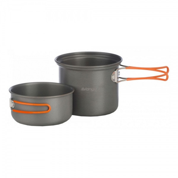 

Набор посуды Vango Hard Anodised Cook Kit 2 Person Grey, Серый