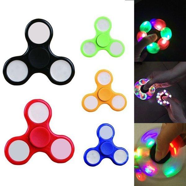 

Светящийся спиннер (LED fidget spinner) - пластиковый с LED подсветкой