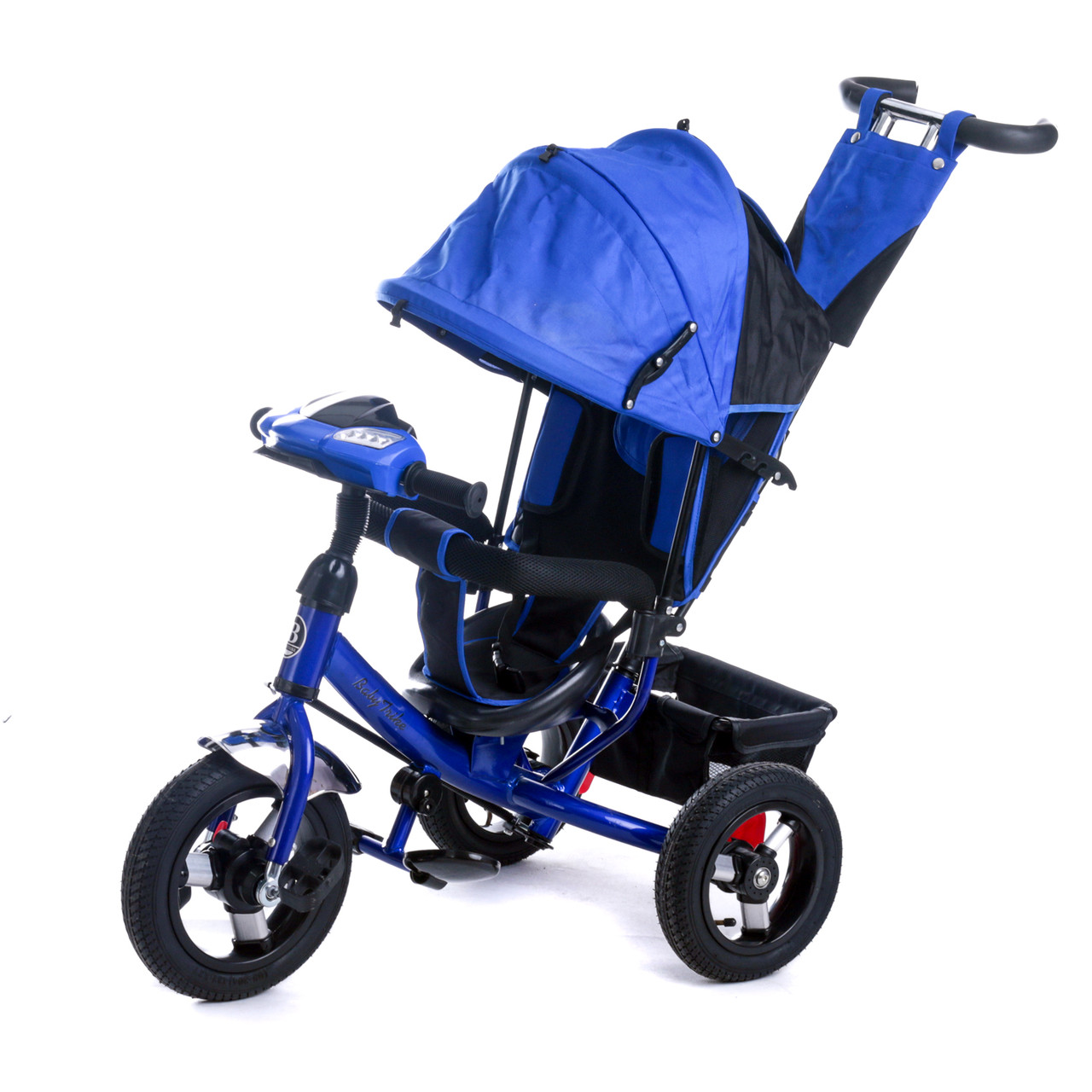 

Велосипед трехколесный Baby Trike 6588C с ключем зажигания с родительской ручкой