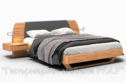 

Кровать с деревянными фасадами тумб LisMaster Modesta 200х200 М1170