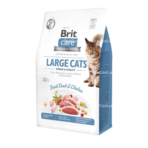 

Сухой корм Brit Care Cat GF Large cats Power & Vitality для кошек крупных пород 7