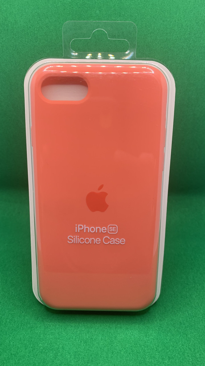 

Чехол Silicone Case Full для iPhone 7/8/SE2020 Силикон кейс закрытый низ (Pink Citrus - Розовый цитрус)