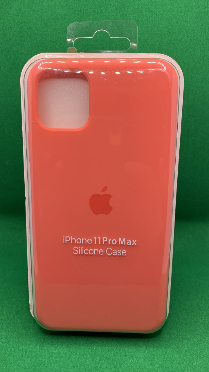

Чехол Silicone Case Full для iPhone 11 Pro Max Силикон кейс закрытый низ (Pink Citrus - Розовый цитрус)