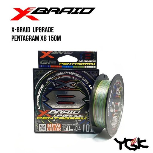 

Шнур плетеный YGK X-Braid Upgrade Pentagram X8 150m 0.4 (10lb / 4.54kg