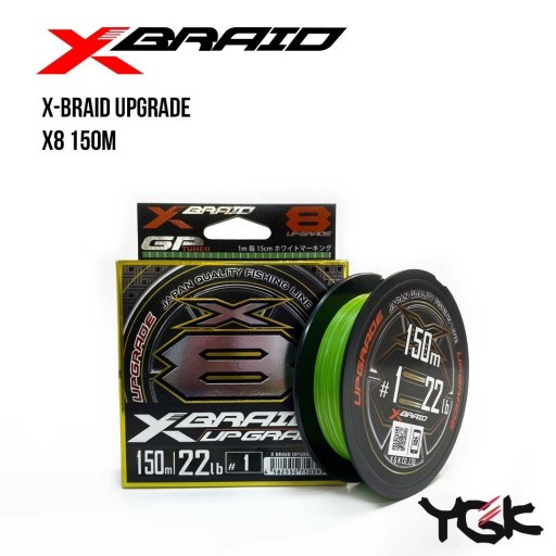 

Шнур плетеный YGK X-Braid Upgrade X8 150m 0.8 (16lb / 7.26kg)