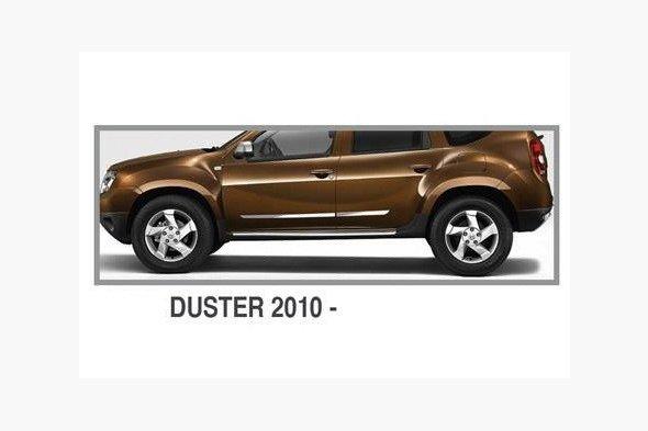 

Молдинг дверной (4 шт, нерж.) - Dacia Duster 2008-2018 гг.