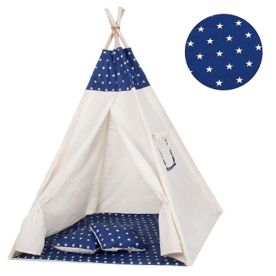 

Детская палатка вигвам Springos Tipi Xxl White/Blue