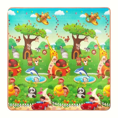 

Развивающий детский коврик двухсторонний 4FIZJO Kids 180 x 180 x 1 см SKL41-277898