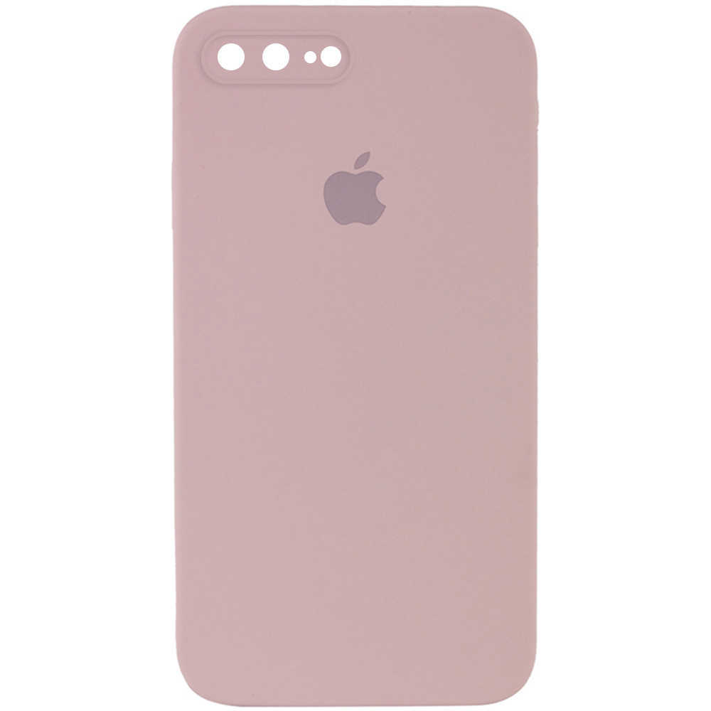 

Чехол Silicone Case Square Full Camera Protective (AA) для Apple iPhone 7 plus / 8 plus (5.5"), Розовый / pink sand