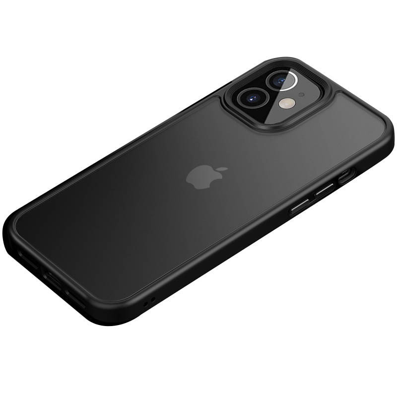 

TPU+PC чехол Metal Buttons для Apple iPhone 12 mini (5.4"), Черный