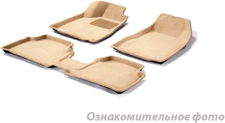 

Коврики в салон 3D для Toyota Prado 150 2013- /Бежевые 5шт 84768, Бежевый