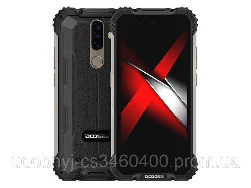 

Смартфон водонепроницаемый со сканером отпечатка пальца Doogee S58 Pro black 6/64 гб Global (Гарантия 12 мес), Черный