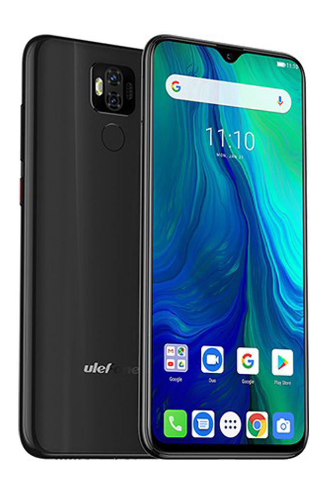 

Смартфон с хорошей двойной камерой и NFC на 2 sim UleFone Power 6 black 4/64 гб (Global) Гарантия 12 мес, Черный