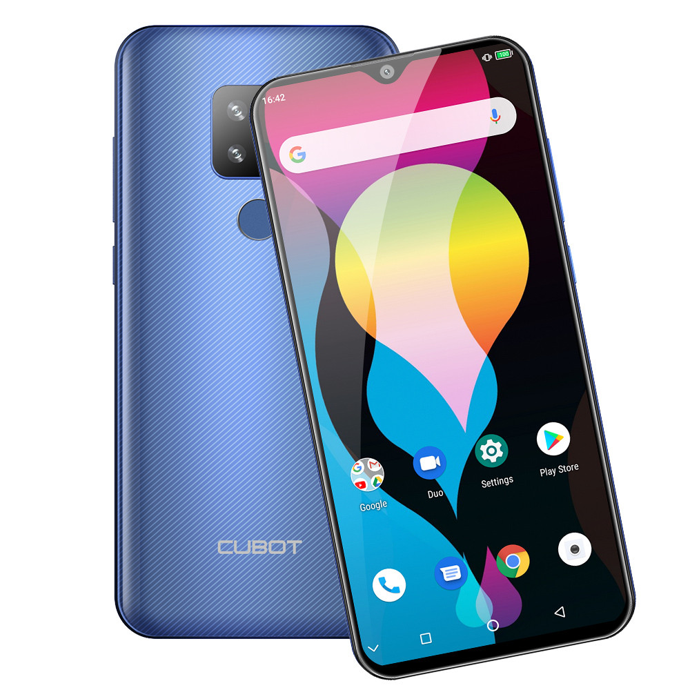 

Смартфон с хорошей тройной камерой и мощной батареей на 2 sim Cubot p30 4/64 гб blue Global (Гарантия 12 мес), Синий