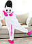 Детский Костюм Кигуруми, Пижама кингуруми Единорог с крыльями для детей на взрослых детские пижамы для сна Розовый, 130, фото 3