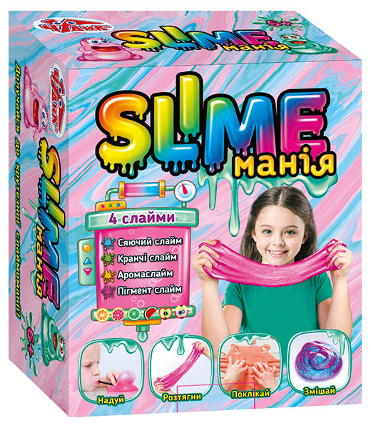 

Наукові розваги. Slime манія (дівчатка)