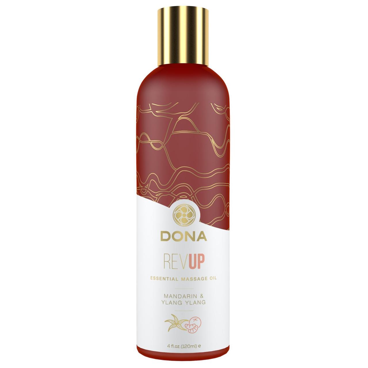 

Натуральне масажне масло з ефірними маслами DONA Rev Up - Mandarin & Ylang Ylang (Мандарин, іланг-іланг