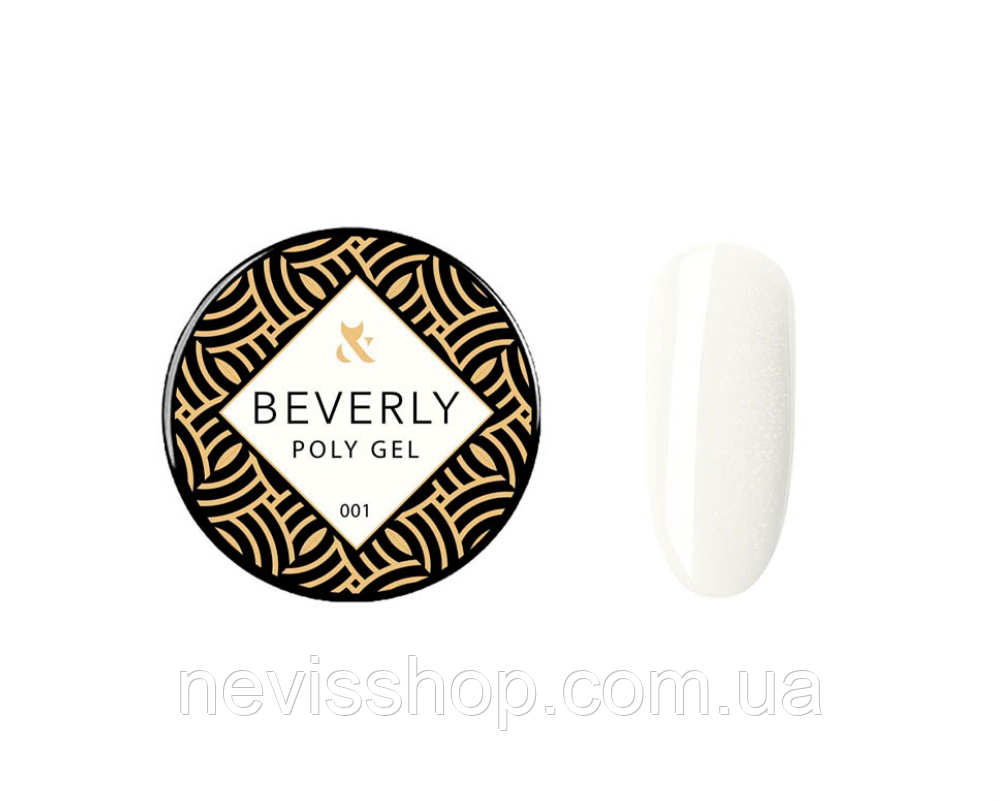 

Полигель F.O.X Poly Gel Beverly 001 белый, 15 мл, Білий