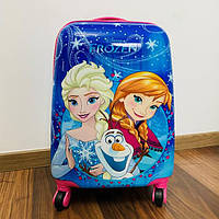 Дитяча валіза для дівчаток на колесах Холодне серце (Ельза)