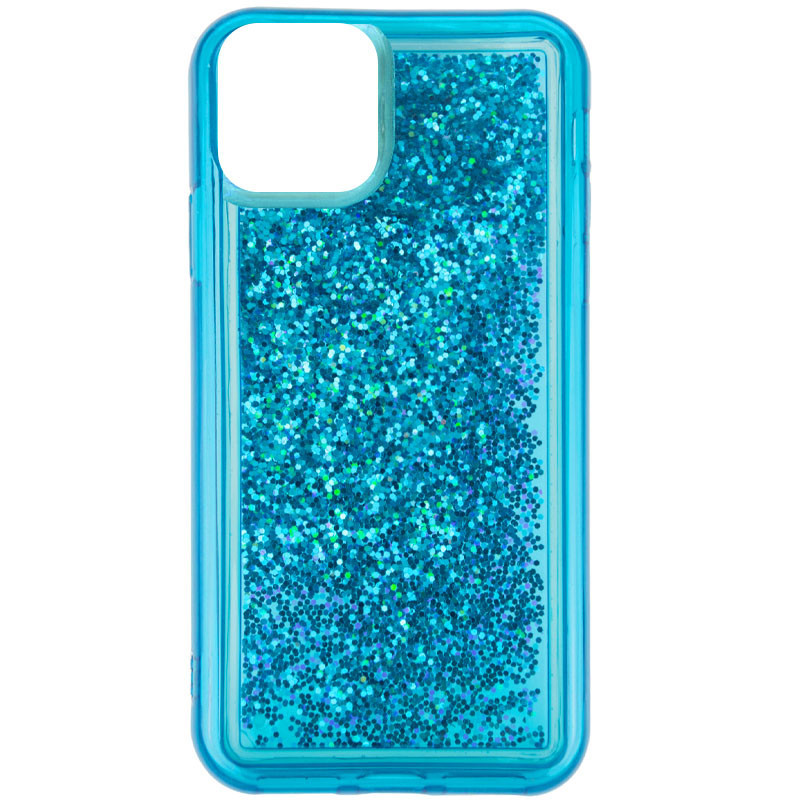 

TPU+PC чехол Sparkle (glitter) для Apple iPhone 11 (6.1"), Синий