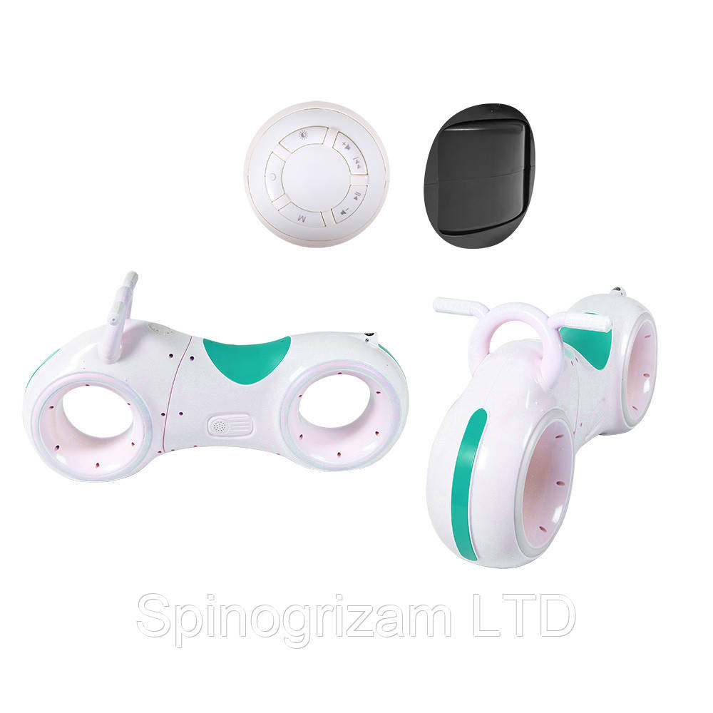 

Беговел GS-0020 White/Green Bluetooth LED-подсветка кор./1