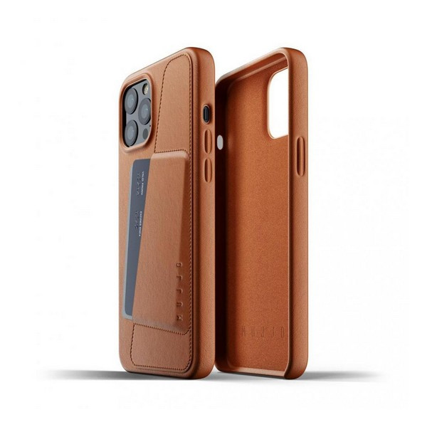

Накладка для iPhone 12 Pro Max Mujjo Full Leather Wallet Tan (MUJJO-CL-010-TN)