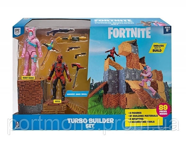 

Игровой набор Fortnite Jazwares Turbo Builder Set Rabbit Raider Vertex S2 FNT0115, КОД: 2430259