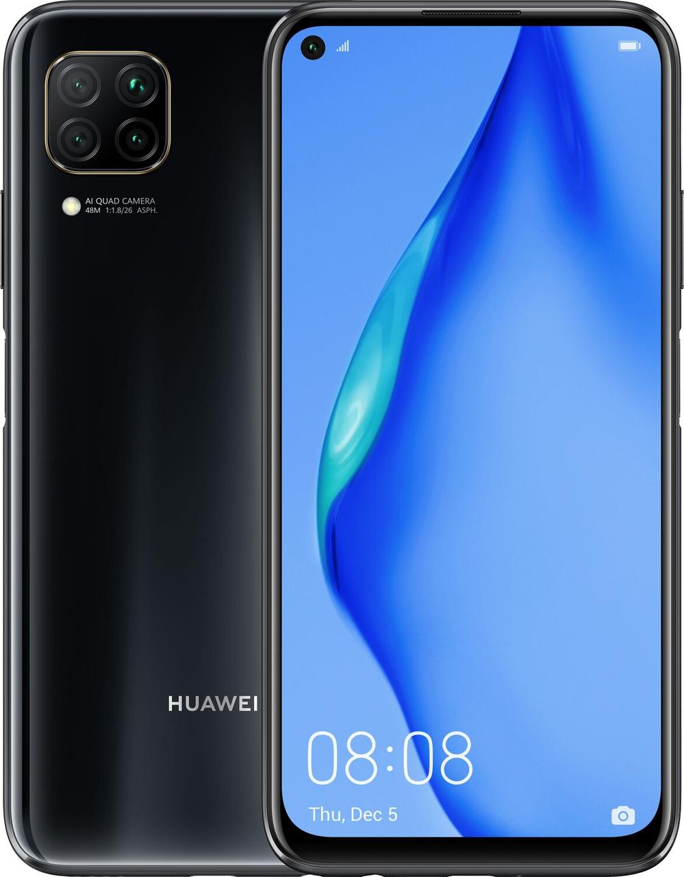 

Смартфон хуавей с хорошей камерой, большим дисплеем и НФС HUAWEI P40 Lite DS Black 6/128 гб NFC Octa Core, Черный