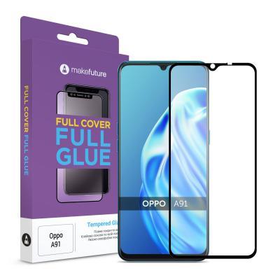 

Стекло защитное MakeFuture Oppo A91 Full Cover Full Glue (MGF-OPA91