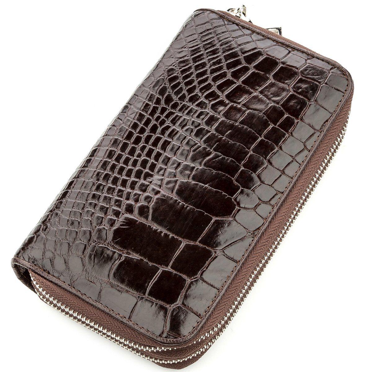 

Клатч мужской CROCODILE LEATHER из натуральной кожи крокодила Коричневый (18526)