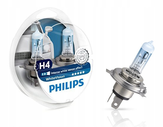 

Комплект галогенных ламп Philips WhiteVision H4