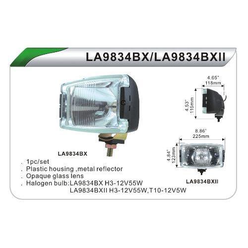 

Фара додаткова DLAA 9834BXII-W/H2-12V-55W+габарит T10-12V-5W/225*123mm