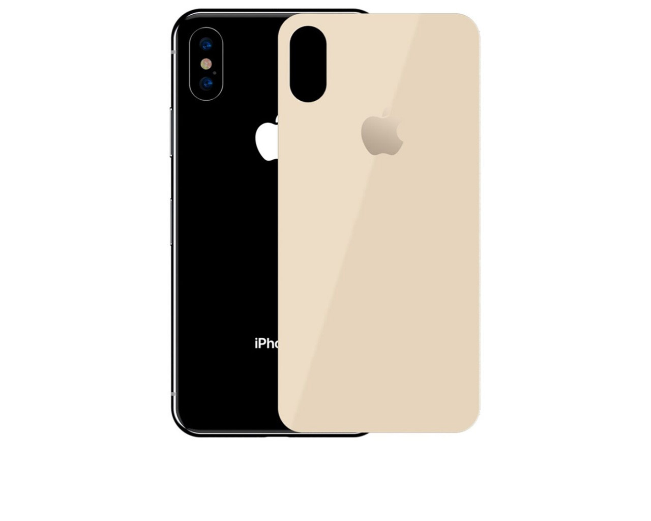 

Защитное стекло Back Glass iPhone X/XS Gold