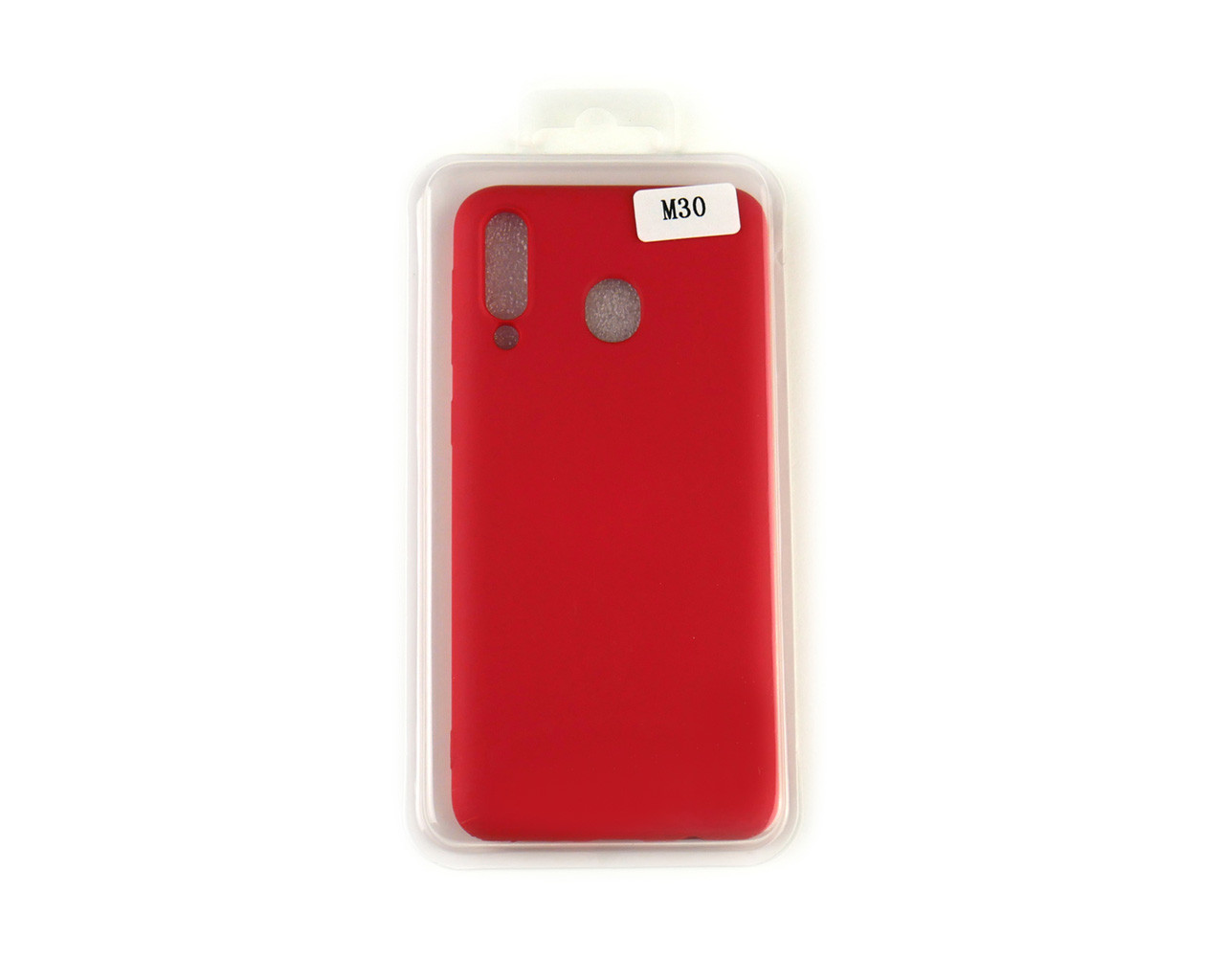 

Чехол Silicone Case Full Cover Samsung M30 Красный