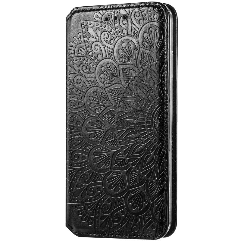 

Кожаный чехол книжка GETMAN Mandala (PU) для Huawei P Smart (2021) / Y7a, Черный