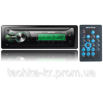 

Магнитола-FM - "Shuttle" - SUD388 - (Black/Green)/USB/SD/съем. панель/BT/пульт/усил.кач/4х45W (5шт)