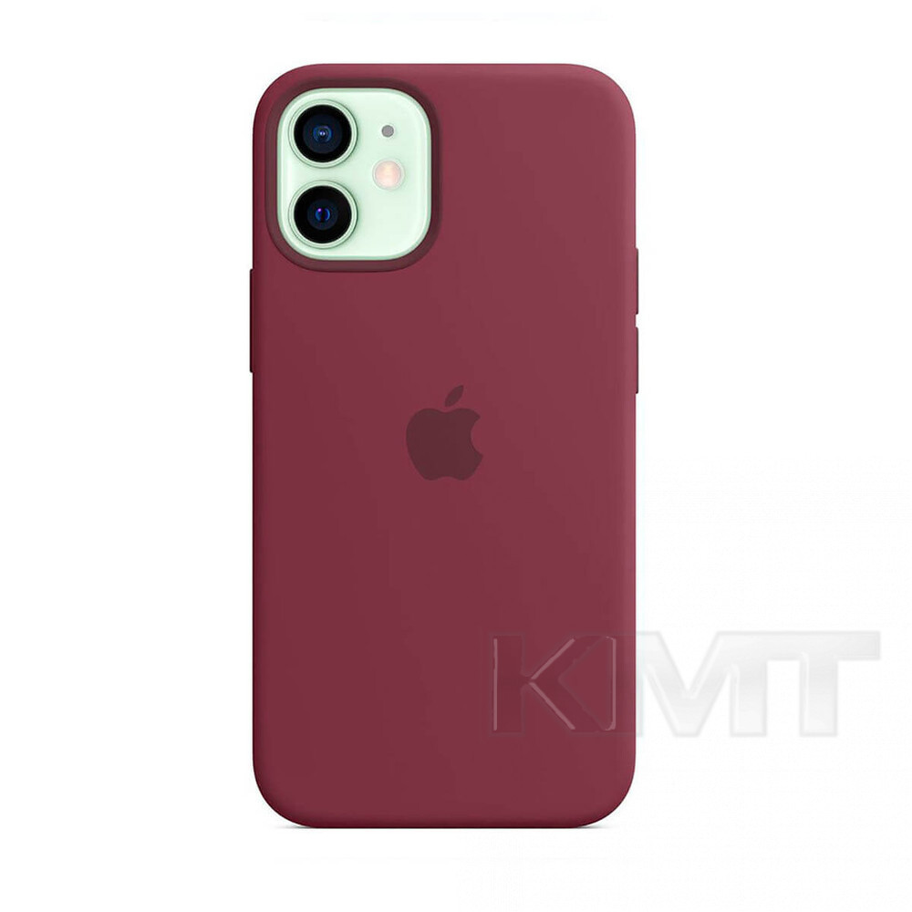 

Чехол Original Silicone Case ® — iPhone 12 6.1" ; 12 Pro 6.1" — Plum, Бордовый