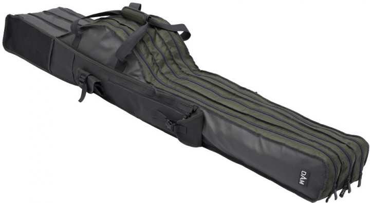 

Чехол DAM Compartment Rod Bag для 3 удилищ с катушками 130x33х30см, Зелёный