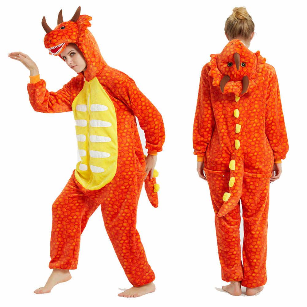 

Детская пижама Кигуруми Тиранозавр оранжевый (дракон, динозавр) 120 (на рост 118-128см)